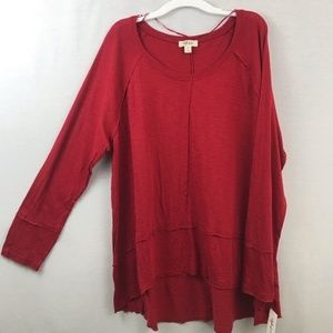 Style & Co hi-low burnout long sleeve